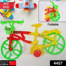 Red foldable kids bicycle toy