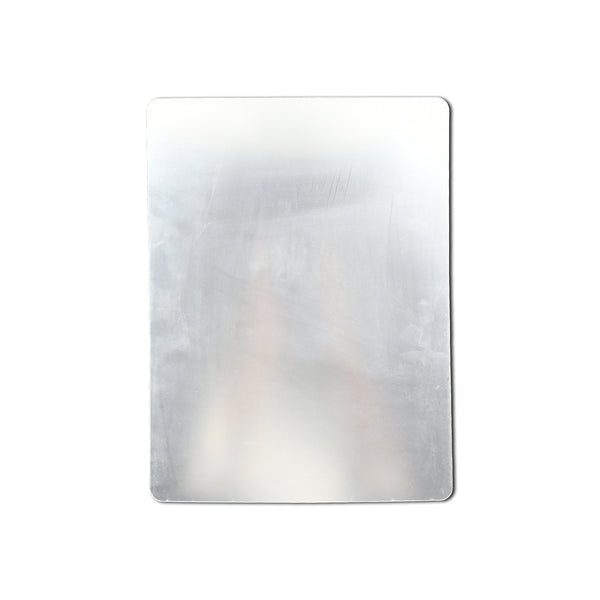 Set of 10 large square adhesive bathroom mirrors