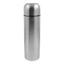 Vacuum Flask With Cover, 18/8 Stainless Steel | Hot and Cold Water Bottle with Push-Down Lid | Double Walled Stainless Steel Bottle for Travel, Home, Office, School, Picnic ( Approx 500 ML / With Cover)