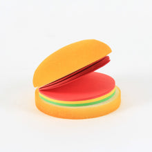 Burger-shaped sticky notes, unique mini notepad