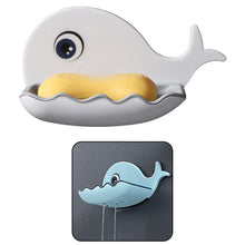 Fish shape soap bar holder, waterproof and adhesive