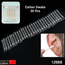 Double Head Cotton Ear & Nose Cleaning Health Care Tools Disposable Sticks Soft Beauty Makeup, Pet Care, Equipment (30 Pcs Set)