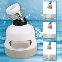 Water-saving faucet nozzle with splash-proof design