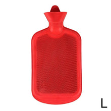 Large rubber hot water bag for pain relief and heating therapy.