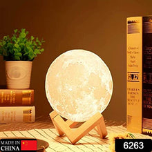 Moon lamp on a desk