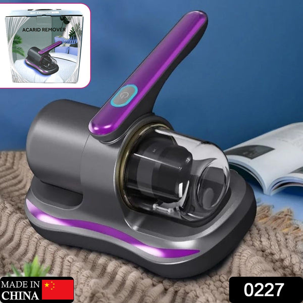 Powerful Suction Portable Handheld Vacuum Cleaner - Low Noise Vacuum Cleaner for Bed - Cordless Vacuum Cleaner for Car Seat Crevices Pillows, Mattresses, Sofas Wireless Anti Dust and Mite Cleaner